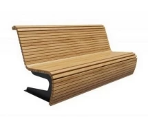 Скамейка TORUDA «Грация» 3,0м (три опоры)
