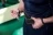 Пояс для пауэрлифтинга 100 мм с карабином двухслойный