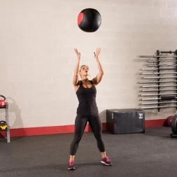 Тренировочный мяч мягкий WALL BALL 5,4 кг (12lb), фото 4