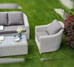 Зона 6 Кон Панна лаунж-зона из искусственного ротанга, цвет бежевый, фото 19