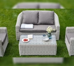Зона 6 Кон Панна лаунж-зона из искусственного ротанга, цвет бежевый, фото 16