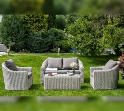 Зона 6 Кон Панна лаунж-зона из искусственного ротанга, цвет бежевый, фото 14