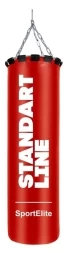 Мешок боксерский SportElite STANDART LINE 110см, d-34, 40кг, красный