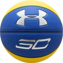 Мяч баскетбольный &quot;Under Armour Curry Composite&quot; р.7, желто-сине-серебристый