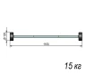 Изображение товара Штанга тренировочная 15кг ST580-15 