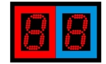 Табло бокового судьи одностороннее ТС-130x2b