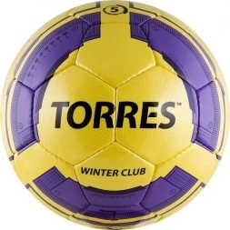 Мяч футбольный &quot;TORRES Winter Club YELLOW&quot;, размер 5, фото 2
