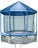 Батут OPTIFIT Like Blue 14ft 4,27 м с синей крышей