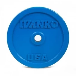 Бампированный обрезиненный диск IVANKO OBP-20KG (20 кг)