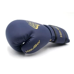 Перчатки боксерские KouGar KO700-6, 6oz, темно-синий, фото 3