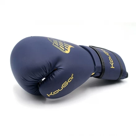 Перчатки боксерские KouGar KO700-6, 6oz, темно-синий, фото 3