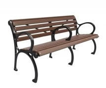 Скамейка чугунная Сеттльмент 3,0 м (3 опоры)