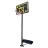 Баскетбольная мобильная стойка DFC STAND44HD1 112x72см (HDPE)
