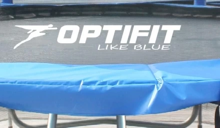 Батут OPTIFIT Like Blue 14ft 4,27 м с желтой крышей, фото 3