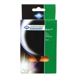 Мячики для н/тенниса DONIC ELITE 1, 6 штук, оранжевый, фото 1