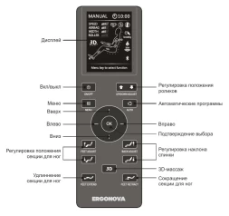 Массажное кресло Ergonova Catapult L-Track Edition, фото 8