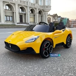 Электромобиль Maserati MC20 желтый, фото 1