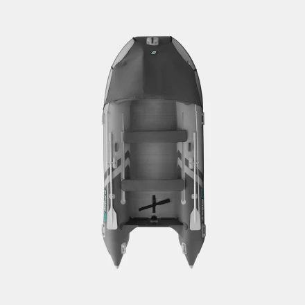 Gladiator C 400 AL ACTIVE Светло-темносерый моторная лодка ПВХ Алюминиевый пайол, фото 4