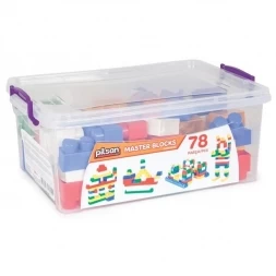 Конструктор из 78 деталей Pilsan Master Blocks (03-451)