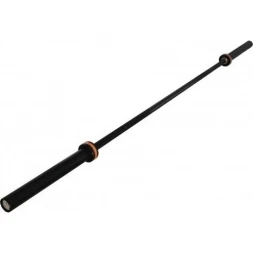 Гриф для штанги ZSO BLACK, D-50, L2200, гладкая втулка, до 500 кг, замки-пружины, фото 2