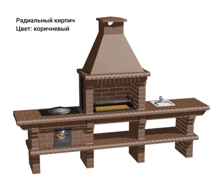 Печь Аристократ 7142 Прямоугольный кирпич графитовый серый, фото 7