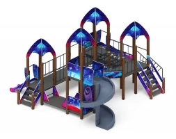 Детская игровая площадка Космопорт Космос ДИК 2.14.02-02 H=750 H=1200 H=2000, фото 1