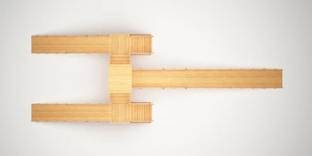 Зимняя деревянная горка &quot;Зима Wood&quot;-11, фото 5
