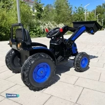 Электромобиль трактор с ковшом Harley Bella HL389-LUX синий