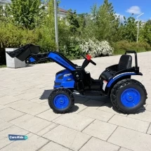 Электромобиль трактор с ковшом Harley Bella HL389-LUX синий