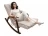 Массажное кресло качалка FUJIMO F2002 МСX Time2Chill Ivory (Tailor 2) Вишня