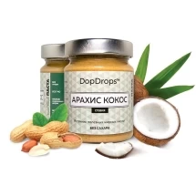 Арахисово-кокосовая паста со стевией, в стекле, 265г