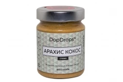 Арахисово-кокосовая паста со стевией, в стекле, 265г, фото 2