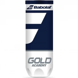 Мяч теннисный BABOLAT GOLD ACADEMY, арт.501085, уп.3шт,одобр.ITF,сукно,нат.резина,желт, фото 1