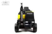Электромобиль экскаватор трактор VOLVO желтый