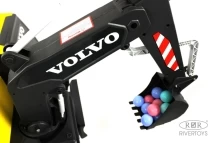Электромобиль экскаватор трактор VOLVO желтый
