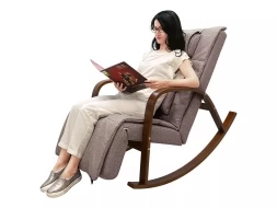 Массажное кресло качалка FUJIMO F2002 МСX Time2Chill Latte (Tailor 3) Вишня, фото 11