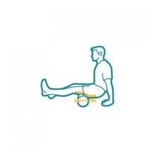 Ролик для пилатес  BALANCED BODY Magic Roller, цвет: водопад