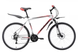Велосипед Challenger Agent 26 D серебристо-красный 18''