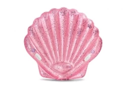 57257EU Надувной матрас-игрушка «Ракушка» PINK SEASHELL ISLAND INTEX 178х165x24см