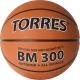 Мяч баск. &quot;TORRES BM300&quot; арт.B02015, р.5, резина, нейлон. корд, бут. камера, темнооранж-черн