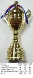 Кубок 1226 D h-35см (с крышкой)