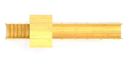 Зимняя горка Савушка Зима Wood 5 (скат 5м), фото 5