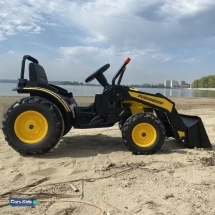 Электромобиль трактор с ковшом Harley Bella HL389-LUX желтый