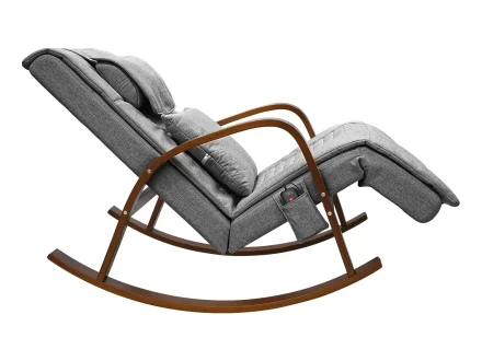 Массажное кресло качалка FUJIMO F2002 МСX Time2Chill Grey (Tailor 7) Вишня, фото 19