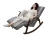 Массажное кресло качалка FUJIMO F2002 МСX Time2Chill Grey (Tailor 7) Вишня