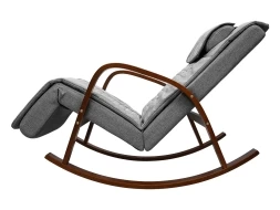 Массажное кресло качалка FUJIMO F2002 МСX Time2Chill Grey (Tailor 7) Вишня, фото 11
