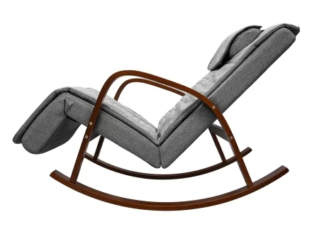Массажное кресло качалка FUJIMO F2002 МСX Time2Chill Grey (Tailor 7) Вишня, фото 11