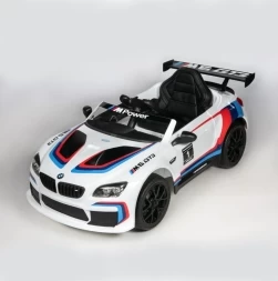 Электромобиль BMW M6 GT3 белый, фото 5