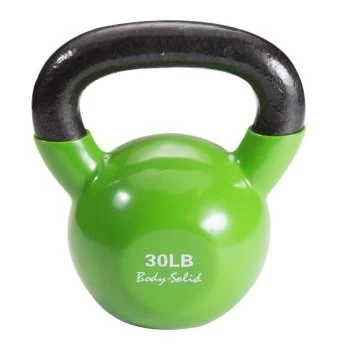Гиря 13,6 кг (30lb) обрезиненная зеленая, фото 1