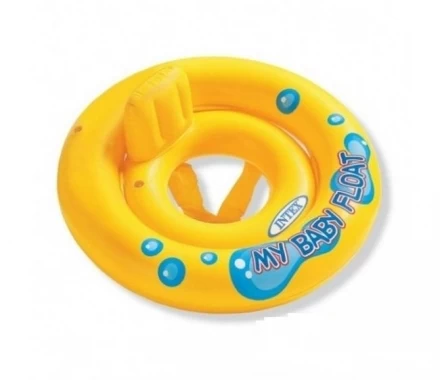 Надувной плотик круг Intex 59574 с трусами 67 см до 11кг от 1-2 лет, фото 1
